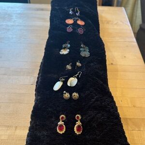 Elegant Multi-Color Earring Set